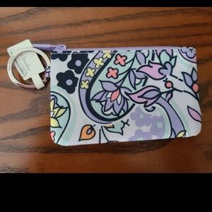 Vera Bradley Name Tag Organizer Key Card Pouch